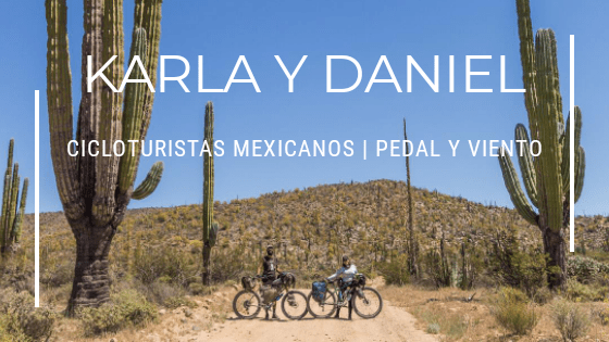 Cicloturistas mexicanos